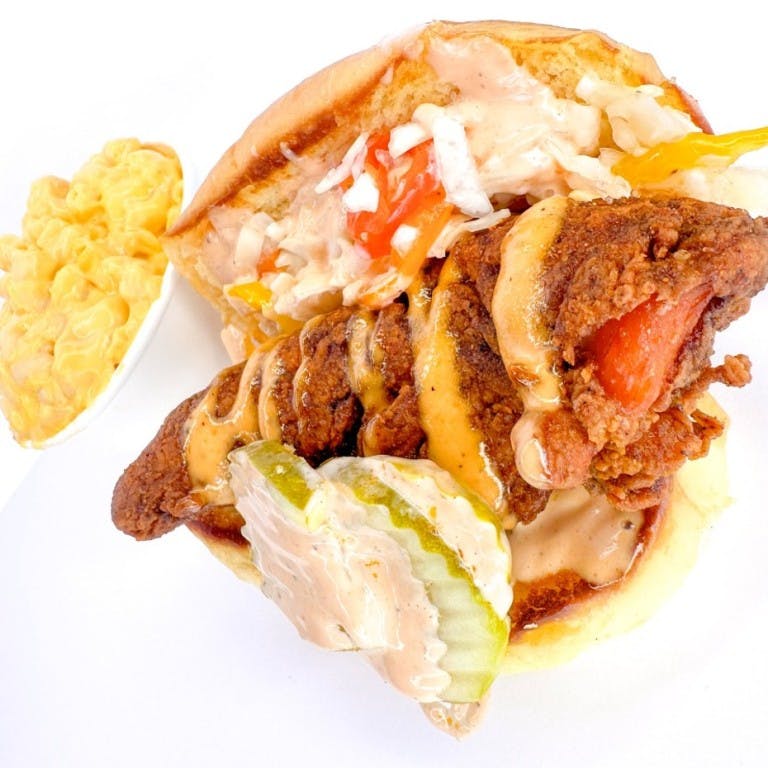 1 Slider from Tendeez Hot Chicken - Wisconsin St in Oshkosh, WI