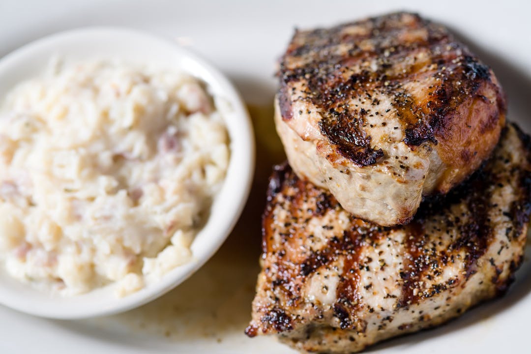 Pork Chops from All American Steakhouse in Ellicott City, MD