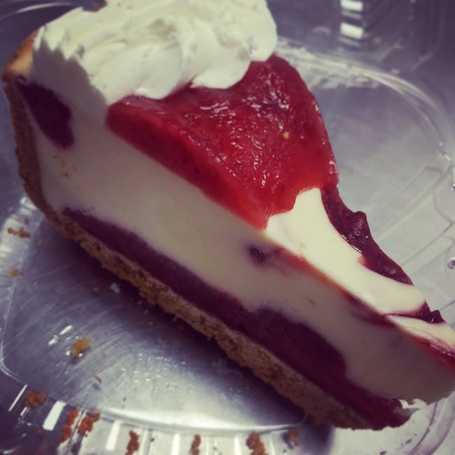 Strawberry Cheesecake from Bailey Seafood in Buffalo, NY