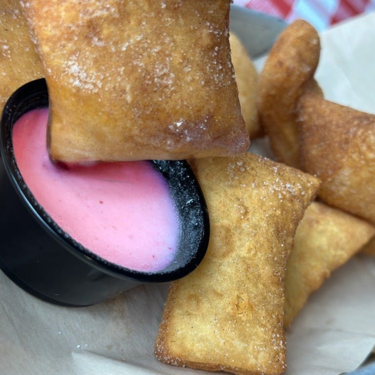 Raspberry Cinna Bombs from Tendeez Hot Chicken - Wisconsin St in Oshkosh, WI