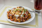 Aloo Tikki Chat from Maharani Restaurant in Madison, WI