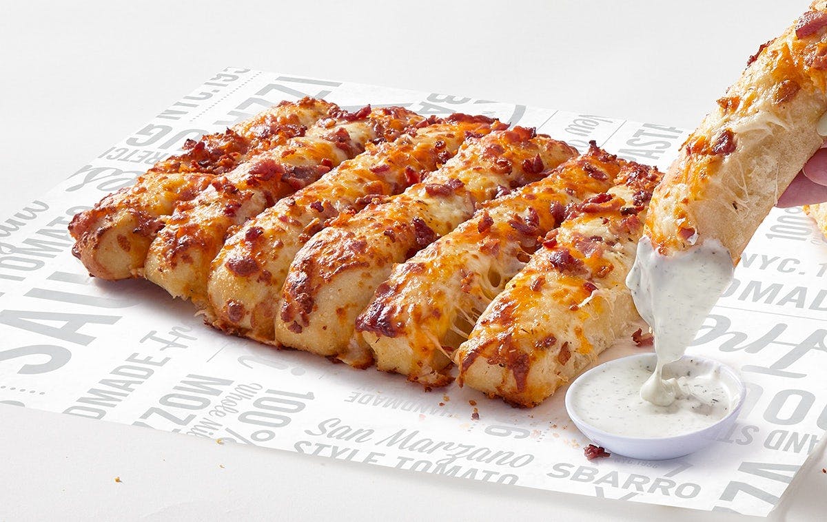 Cheesy Chedder Bacon Bread from Sbarro - Tri State Tollway in South Holland, IL