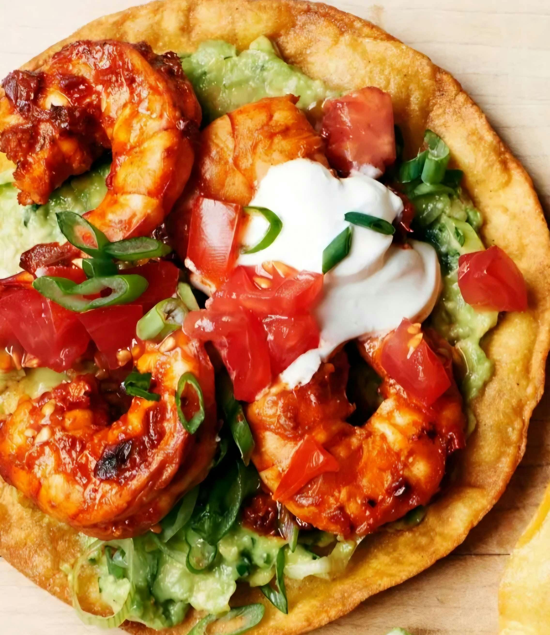 Shrimp Tostada from Inga's Alpine Tavern in Denver, CO