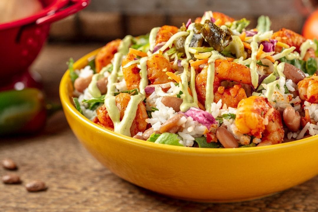 Shrimp Bowl from Brushfire Tacos y Tapas - Happy Valley in Glendale, AZ