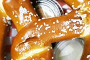 BavarianSoft Pretzel from Inga's Alpine Tavern in Denver, CO