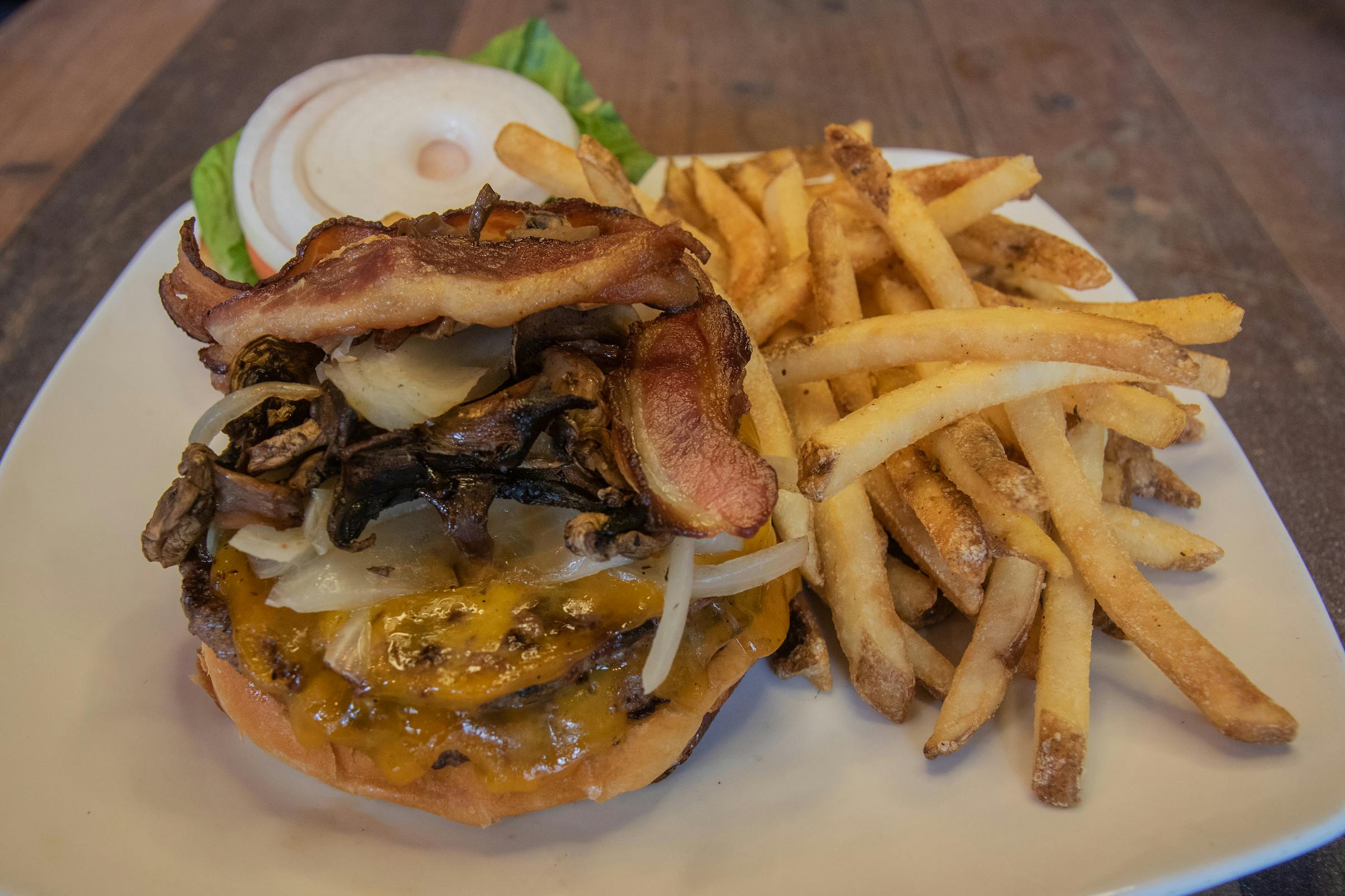 Station 2 Burger from Firehouse Grill - Chicago Ave in Evanston, IL