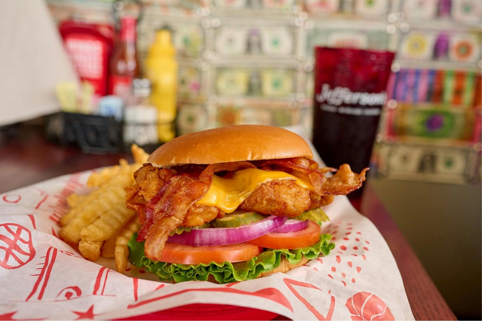 Jefferson's Chicken Sandwich from Jefferson's Restaurant in Brentwood, TN