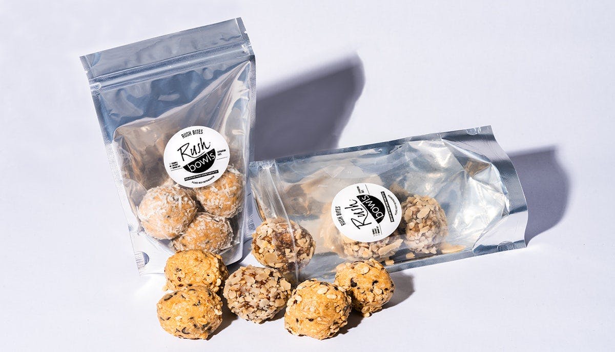Rush Bites Rolled in Granola from Rush Bowls - 1110 Hammond Dr in Sandy Springs, GA