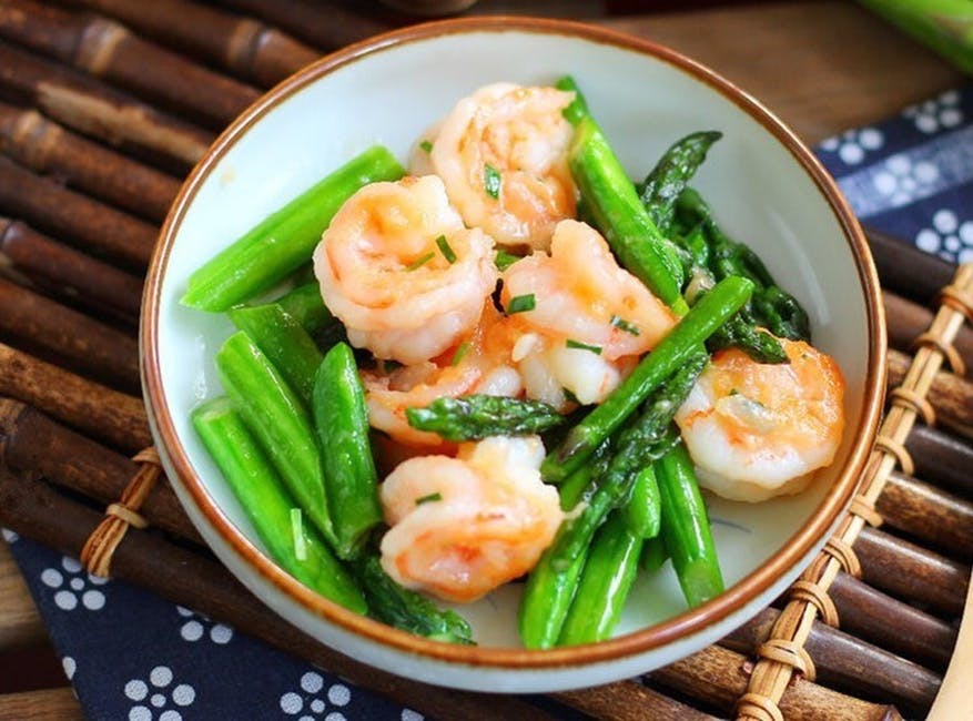 Asparagus Shrimp Stir Fried ????? from DJ Kitchen in Philadelphia, PA