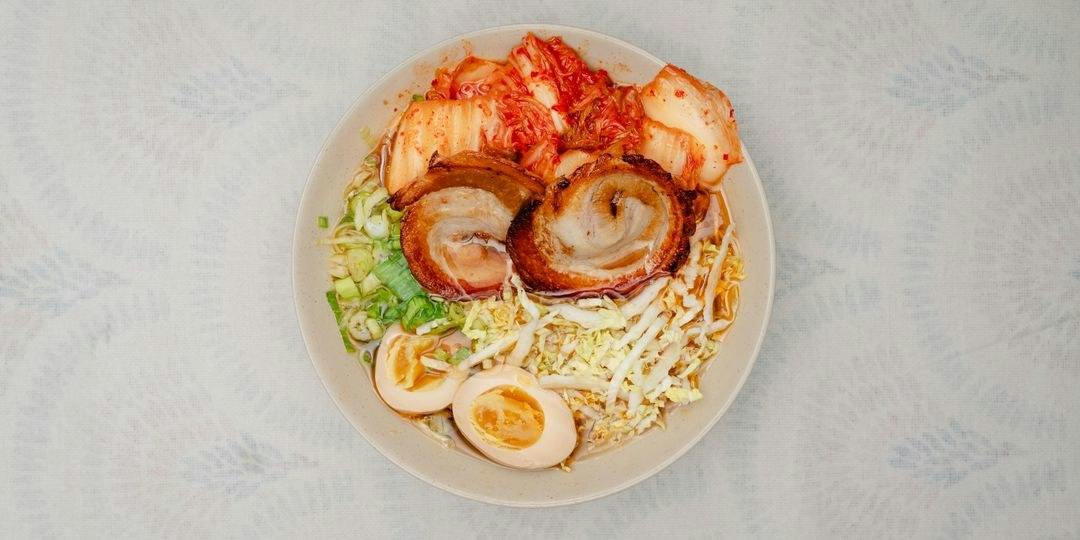 Loaded Kimchi Ramen from Ramen Bowls in Lawrence, KS