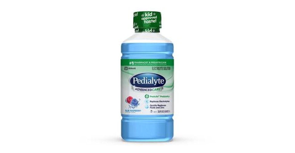 Pedialyte AdvancedCare Electrolyte Solution Blue Raspberry Ready-to-Drink (35 oz) from CVS - W Forest Home Ave in Milwaukee, WI