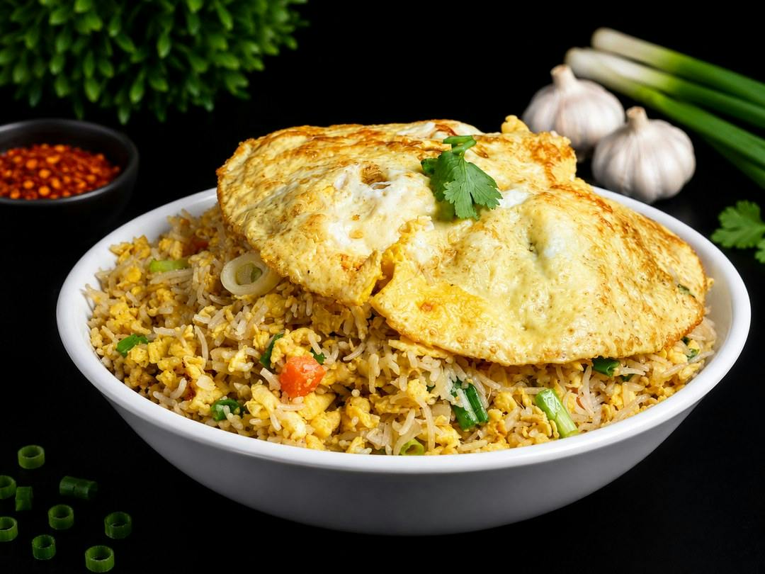 Egg Fried Rice from Rock N Grill Indian Authentic Cuisine & Bar in Round Rock, TX