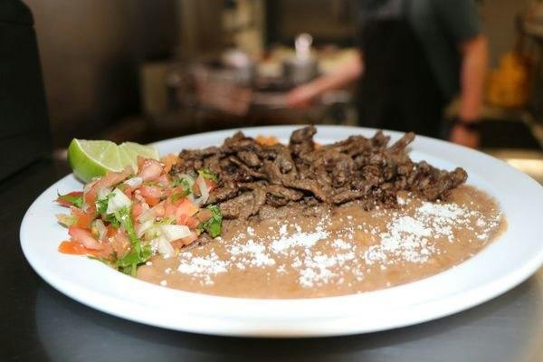 Carne Asada Plate from Pinches Burros in Portland, OR