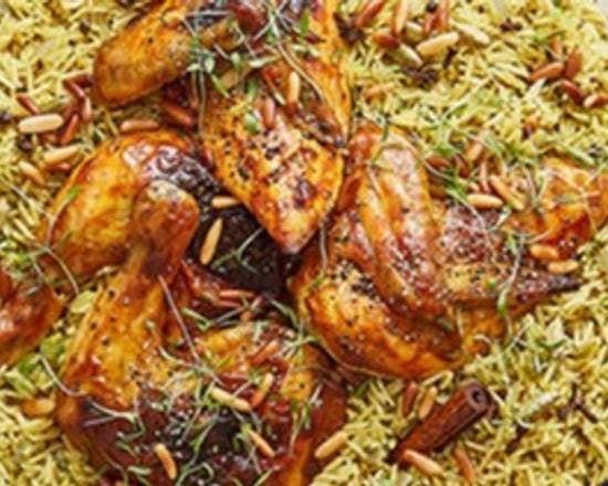 Chicken Mendi Plate from Oasis Food Market in Oakland, CA