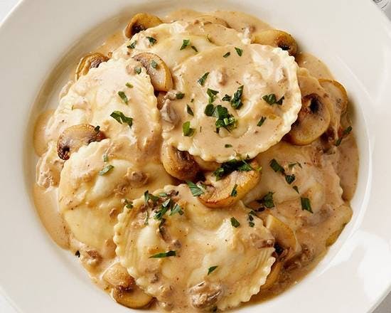 Portobello Mushroom Ravioli from Cantalini's Salerno Beach Restaurant - Playa del Rey in Los Angeles, CA