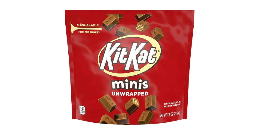 Kit Kat Minis Unwrapped Milk Chocolate Candy (8 oz) from Walgreens - W Ridgeway Ave in Waterloo, IA