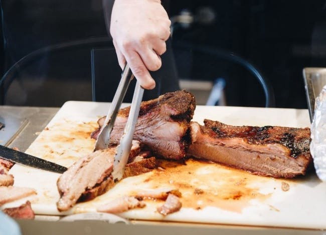 Pound Brisket GF from Santa Maria BBQ in Huntington Beach, CA