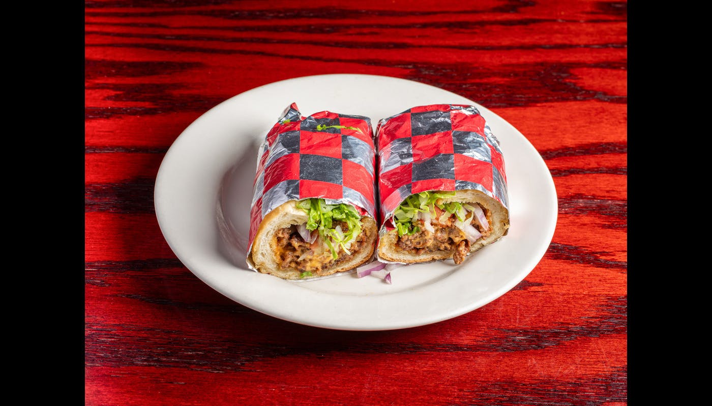 Mushroom and Swiss Chopped Cheese from Inga's Alpine Tavern in Denver, CO