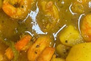 Curry Shrimp Dinner w/rice & beans cabbage from Taste of the Caribbean 1 - Capitol Heights in Capitol Heights, MD