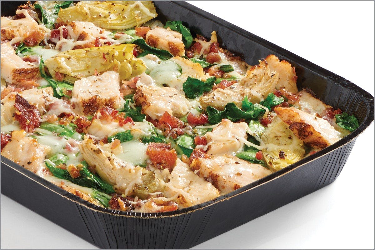 Chicken Bacon Artichoke (Keto Friendly) - Baking Required - Crustless - Medium (7x 9 Tray) from Papa Murphy's - Village Park Ave in Plover, WI