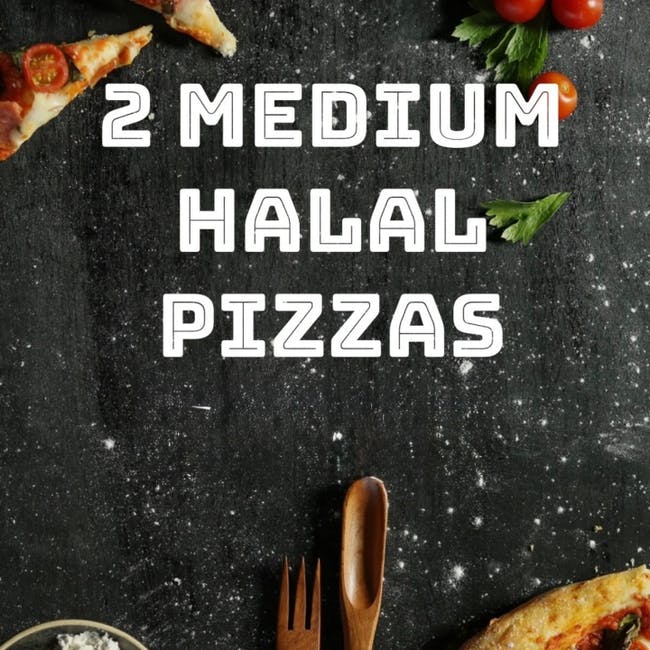 2 Medium 12" Halal Pizza's from Z?s Pizza - NE 8th St in Bellevue, WA