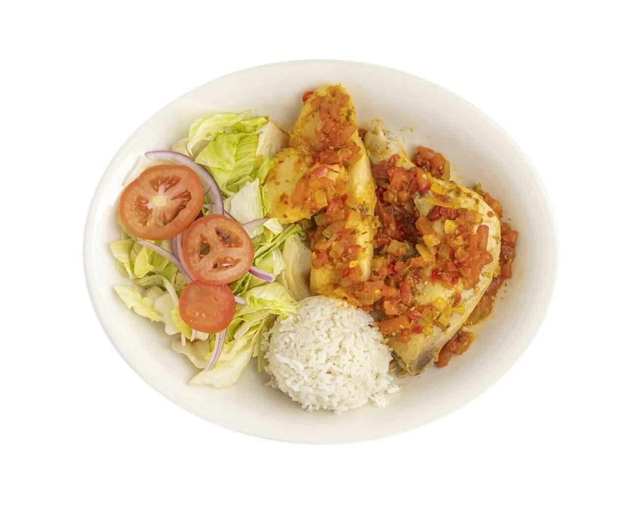 Pollo Guisado from El Parche Colombiano Restaurant in Seattle, WA