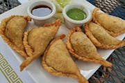 Nepali Samosa (6 pcs) from Yeti Restaurant in Davis, CA