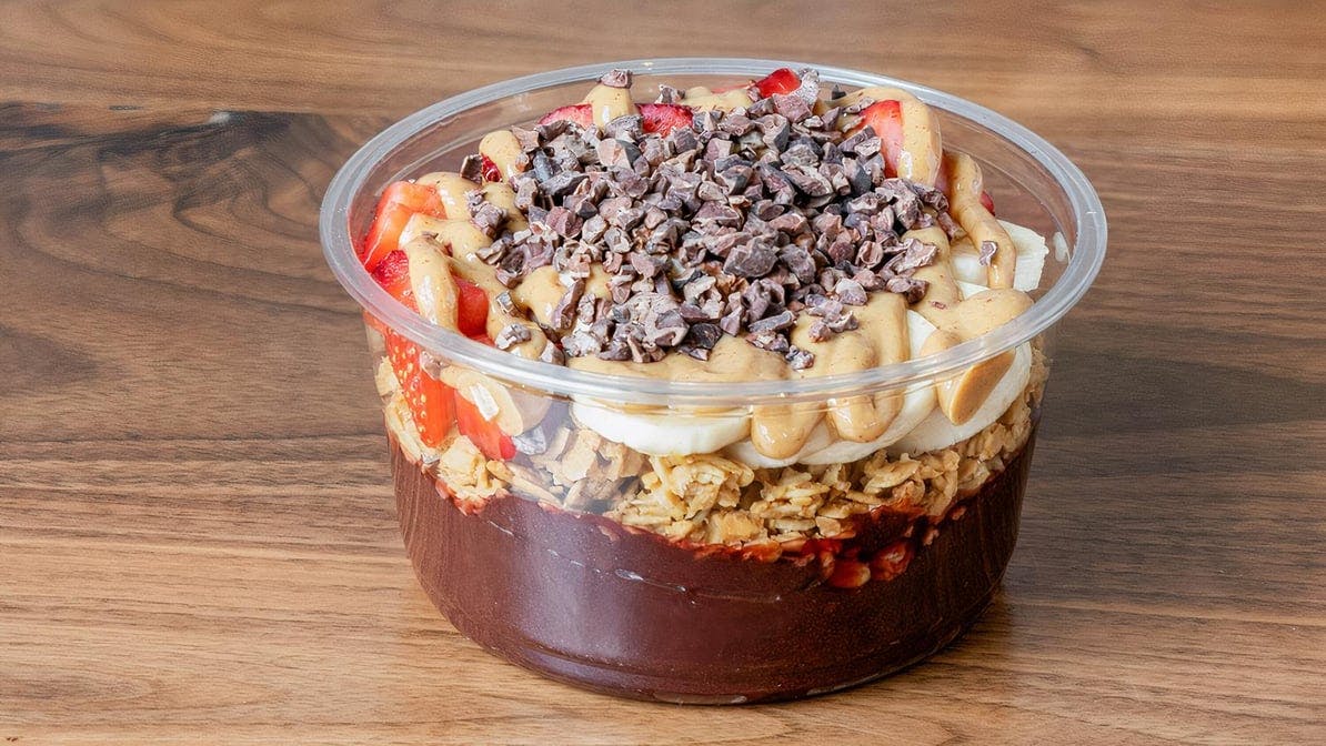 PB A?a? Bowl (12 oz) from Twenty Two Juice Bar - The Garage Food Hall in Indianapolis, IN