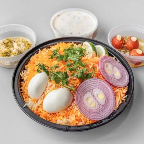 Boneless Chicken Biryani Family Pack  from Noor Biryani Indian Grill in Suffern, NY