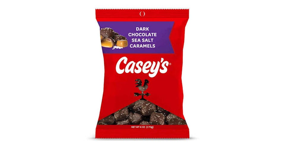 Casey's Dark Chocolate Sea Salt Caramels (6 oz) from Casey's General Store: Asbury Rd in Dubuque, IA