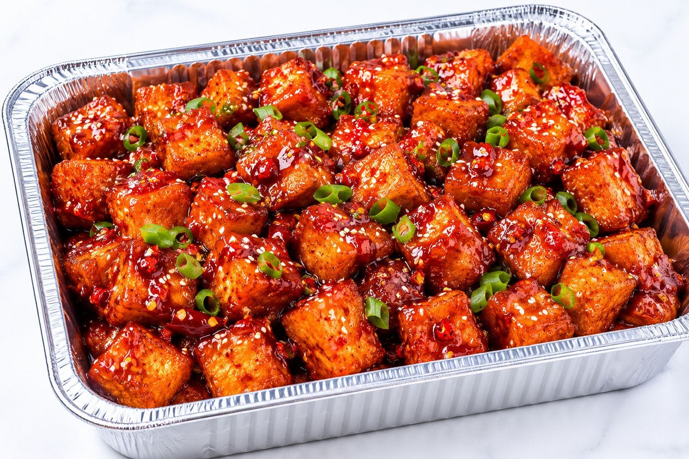 General Tso Crispy Tofu (5LB Half Pan) from General Tso's Restaurant & Catering - Dunwoody in Dunwoody, GA