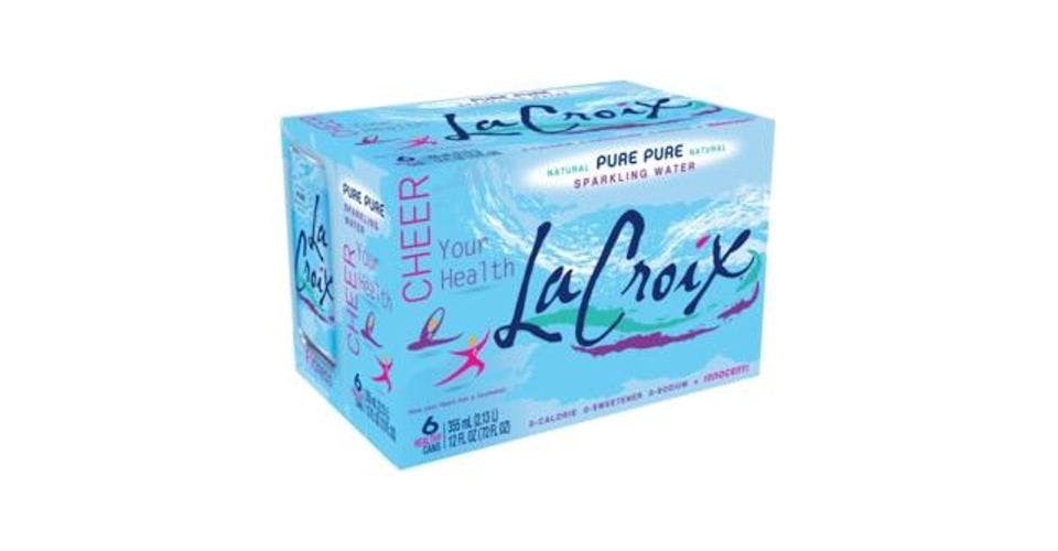 LaCroix Sparkling Water Pure 12 oz each (6 pk) from CVS - Iowa St in Lawrence, KS