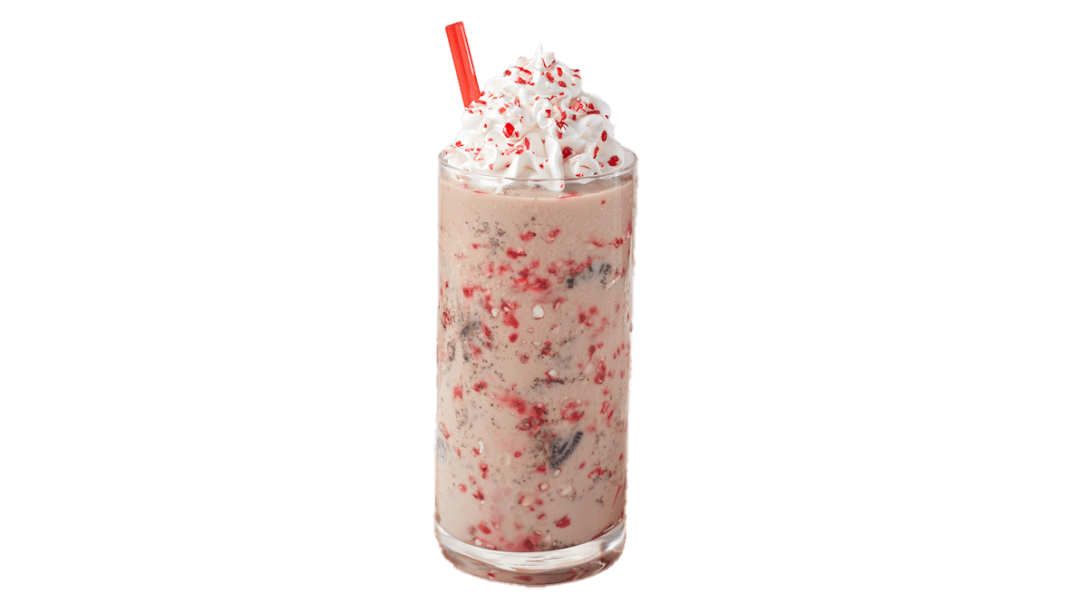 OREO? Cookie Peppermint Shake from Freddy's Frozen Custard & Steakburgers - Charleston Hwy in West Columbia, SC