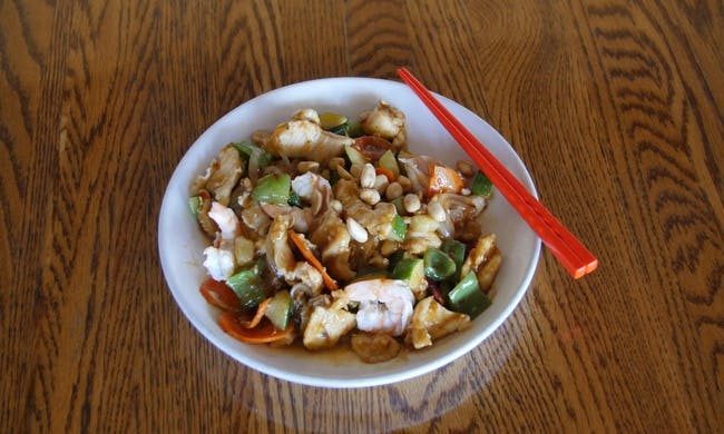 Kung Pao Two (Chicken and Shrimp) from Autumn Court Chinese Restaurant in Phoenix, AZ