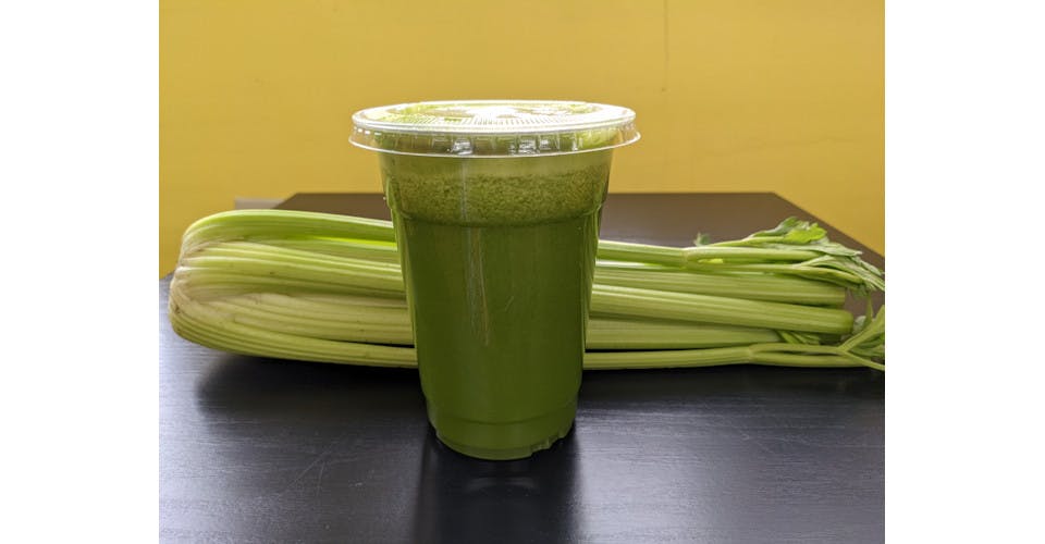 Celery Juice from Basics Co-op Cafe and Grocery in Janesville, WI