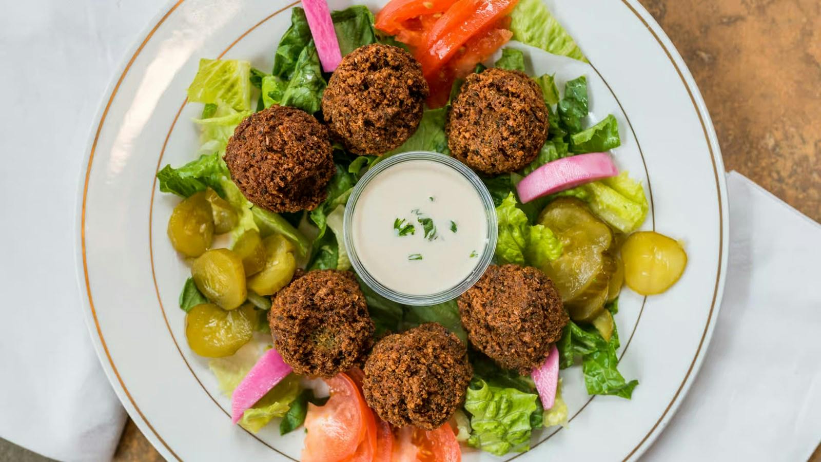 Falafel Plate from Sheeba Express in Detroit, MI