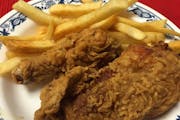 Fried Chicken with Fries (2 Piece) from El Flamboyan in Orlando, FL