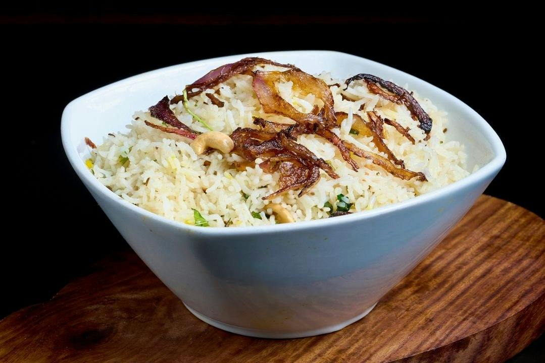 Jeera Rice from Rock N Grill Indian Authentic Cuisine & Bar in Round Rock, TX