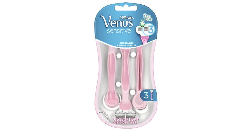 Gillette Venus Sensitive Disposable Razors (3 ct) from Walgreens - Upper East Side in Milwaukee, WI