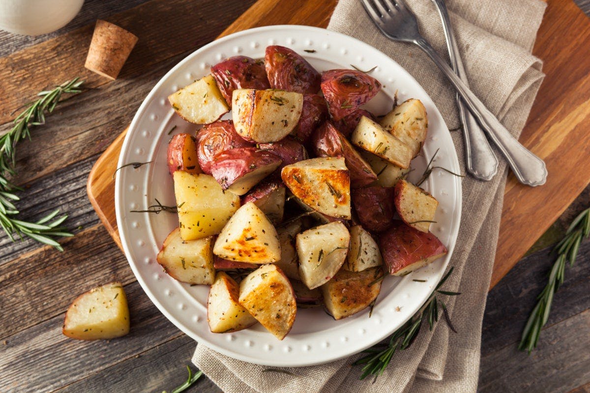 Roasted Potatoes from Sbarro - Tri State Tollway in South Holland, IL