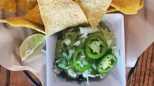 Chips & House Made Guacamole from The Brass Tap - Main Street in Cedar Falls, IA