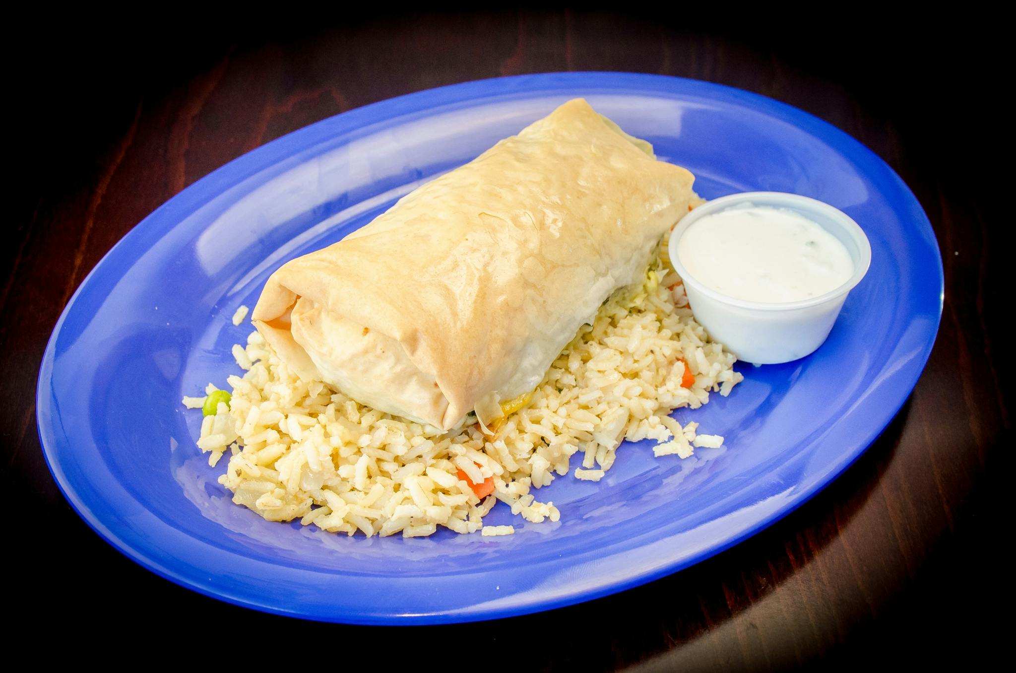 Spinach Cheese Pie (Spanakotiropita) from Freska Mediterranean Grill in Middleton, WI