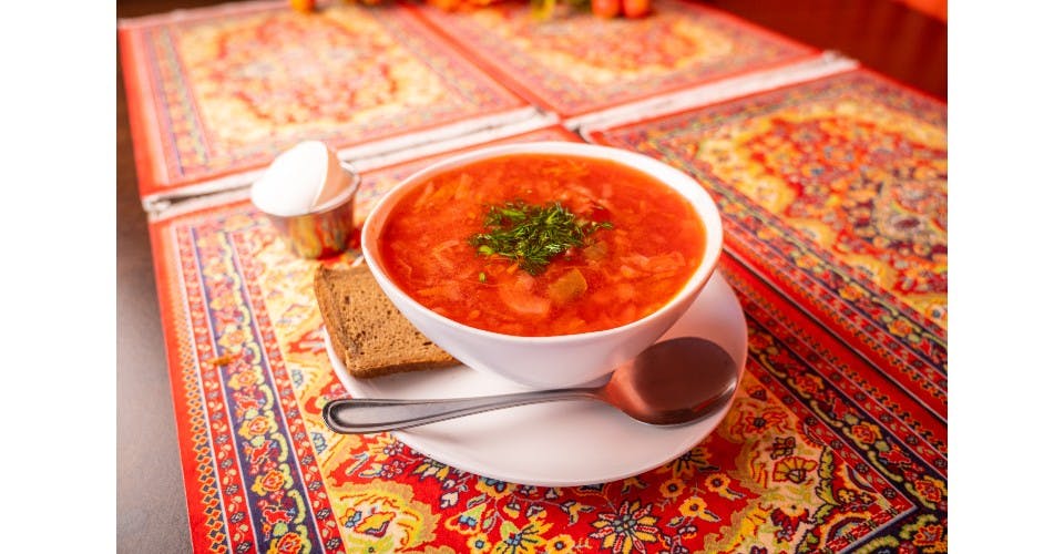 Borscht Soup from Caspian Grill - S Gammon Rd in Madison, WI