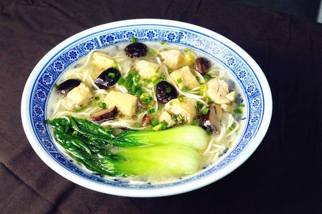 Chicken with Mushroom Noodle Soup ????? from DJ Kitchen in Philadelphia, PA