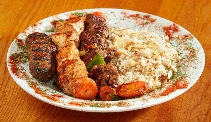 Shish Combo from Palm Palace Restaurant in Ann Arbor, MI