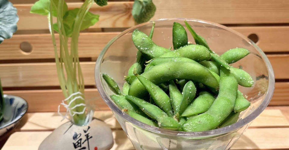 Edamame from Dodomi Sushi Rotary - N Sheridan Rd in Chicago, IL