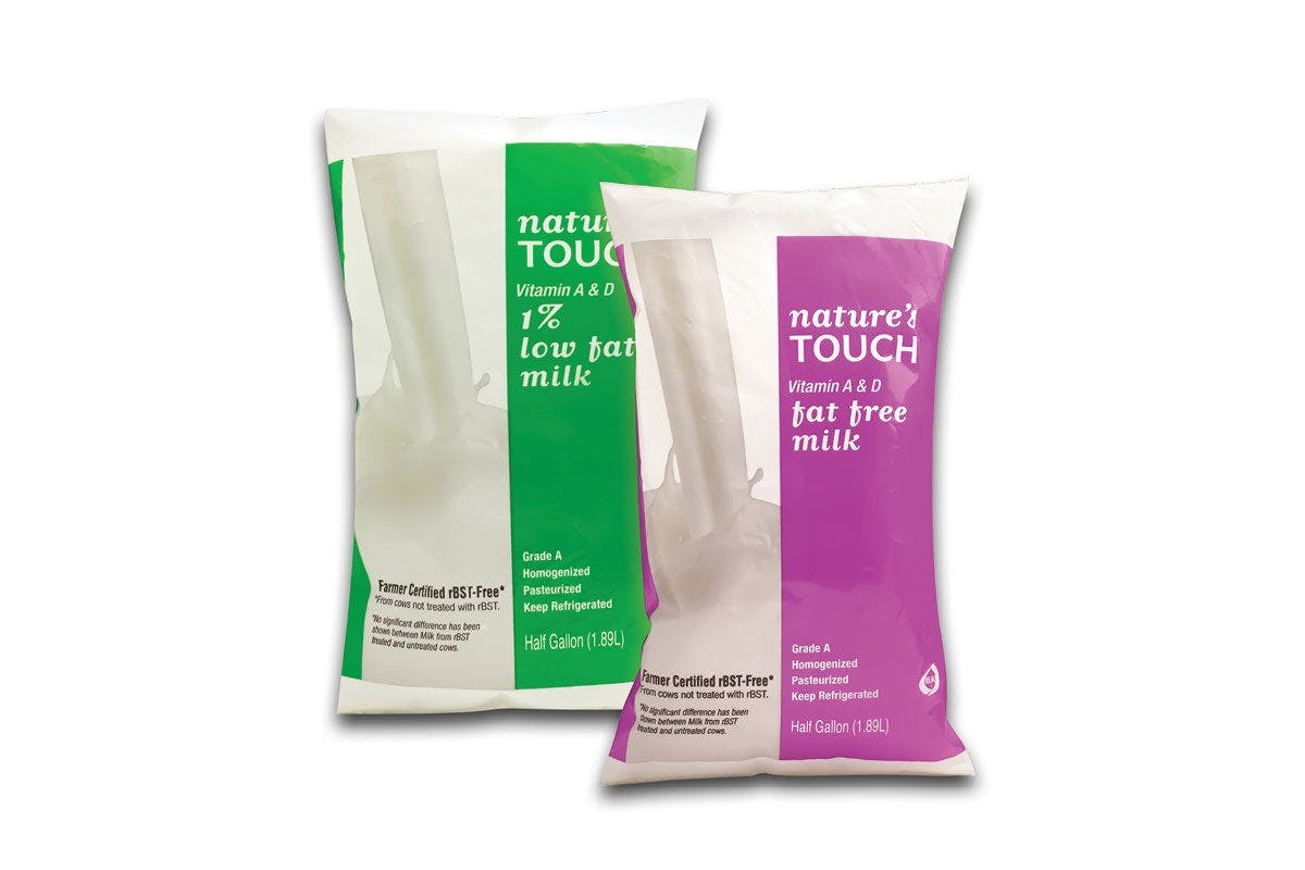 Nature's Touch Milk, 1/2 Gallon Bag from Kwik Trip - Sheboygan S Taylor Dr in Sheboygan, WI