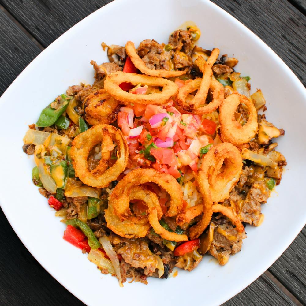 Philly Bowl from Holidays Pub & Grill - Superior Ave in Sheboygan, WI