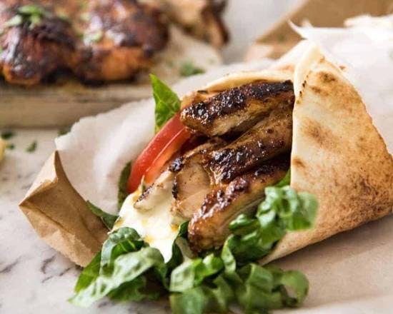 Chicken Shawerma Wrap from Oasis Food Market in Oakland, CA