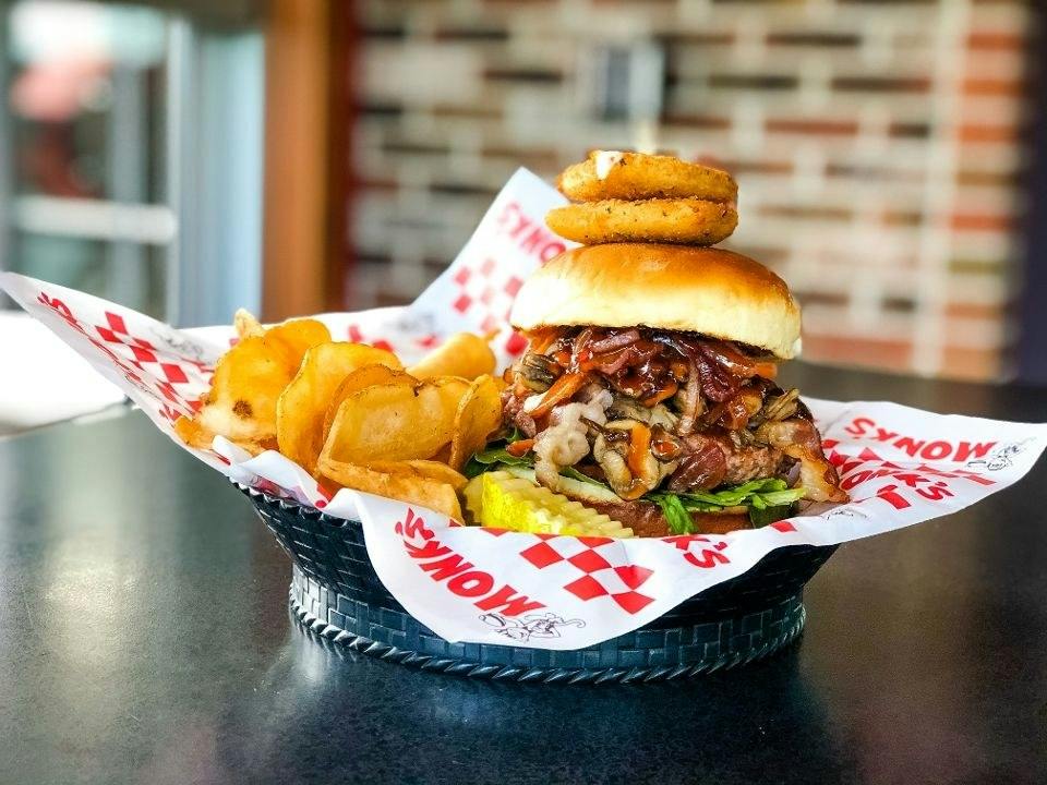 Alamo Burger from Monk's Bar & Grill - Middleton in Middleton, WI